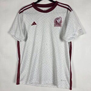 Adidas Aeroready Mexico World Cup Practice 2022 Away Mens Large Soccer Jersey